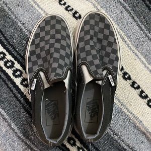 Black&Gray checkered vans